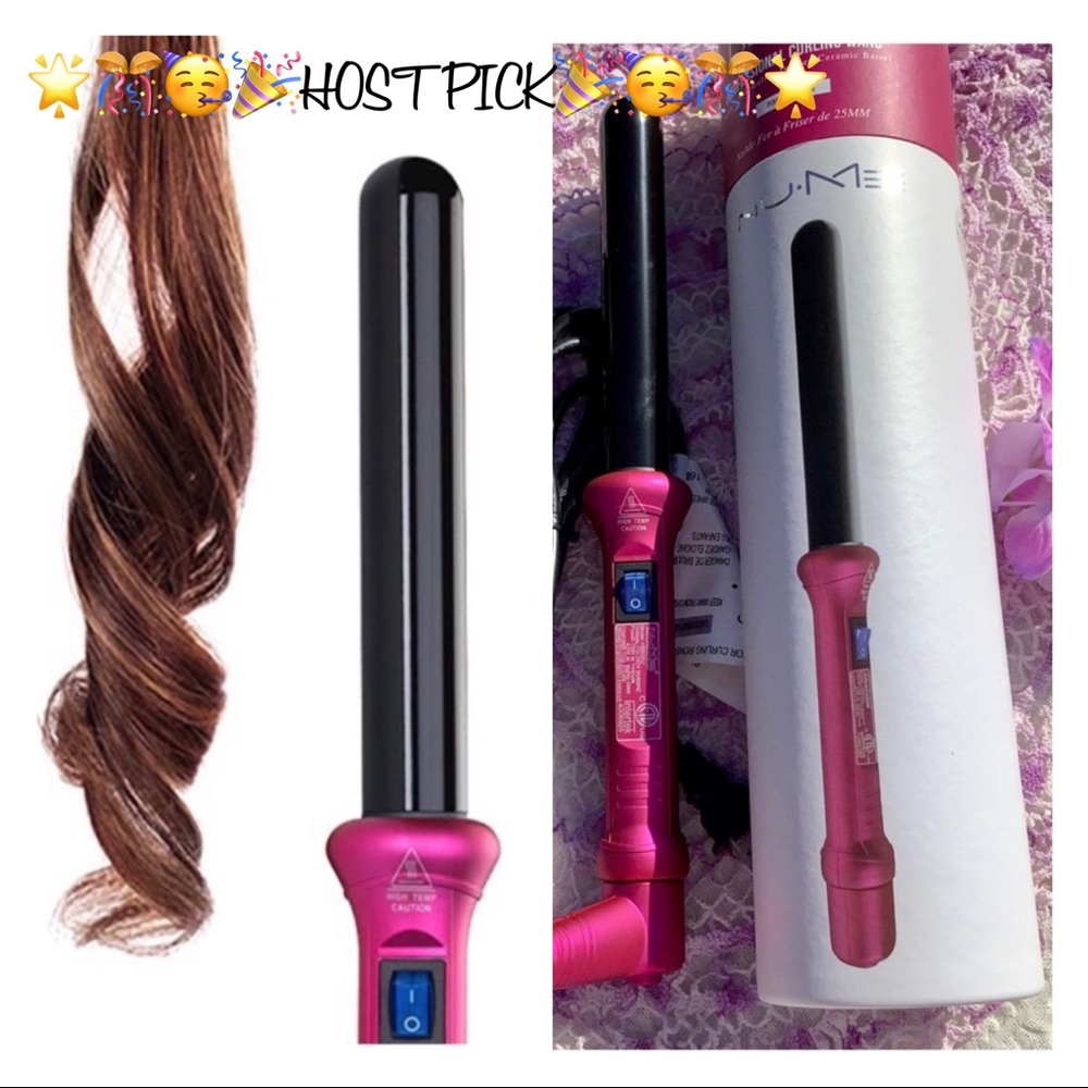 🎉HP NIB NuMe 25mm Premium Tourmaline 25mm Pro Ceramic Clipless Wand